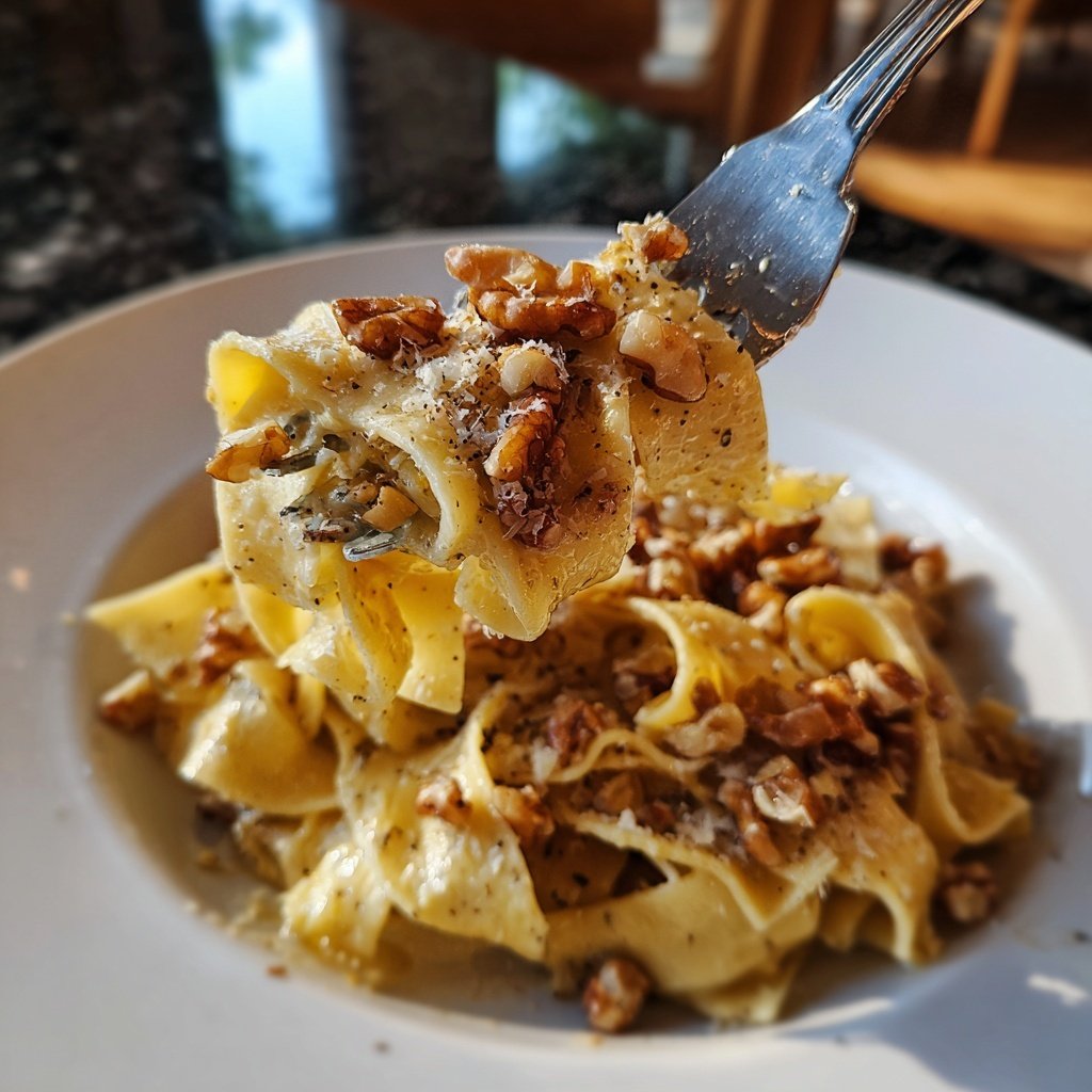 Tagliatelle mit Walnüssen
