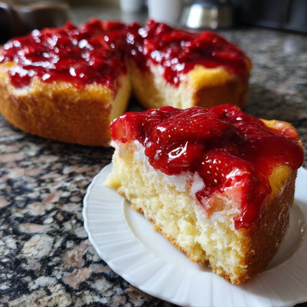 Erdbeerkuchen Leicht