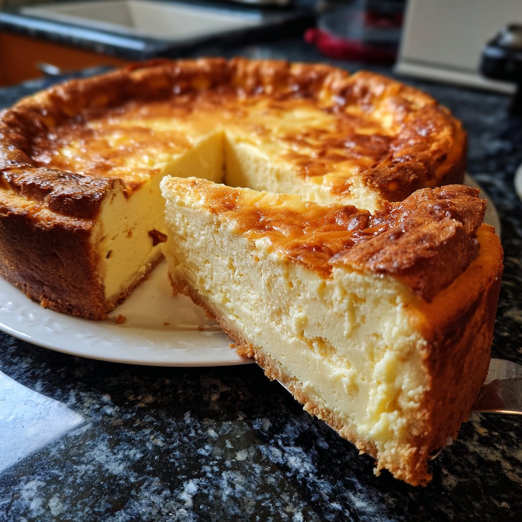 Käsekuchen klassisch gebacken