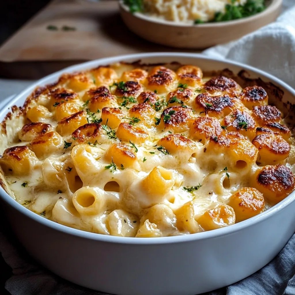 Cremiges Hähnchen Mac and Cheese