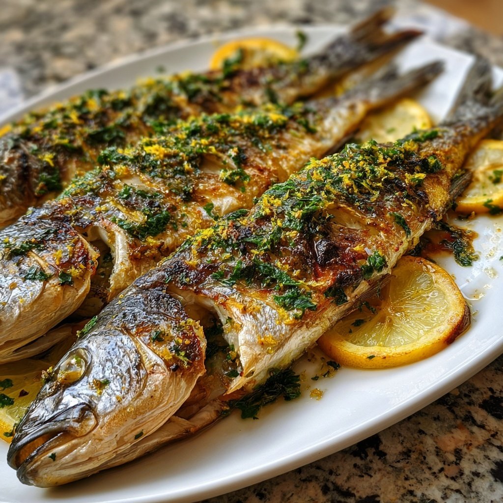 Gesund & Leicht Zitronen-Gegrillter Fisch