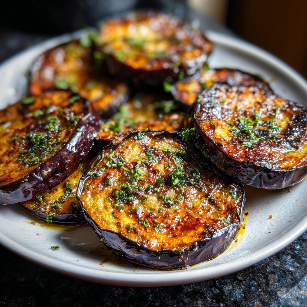 Auberginen aus dem Ofen mit Rosmarin