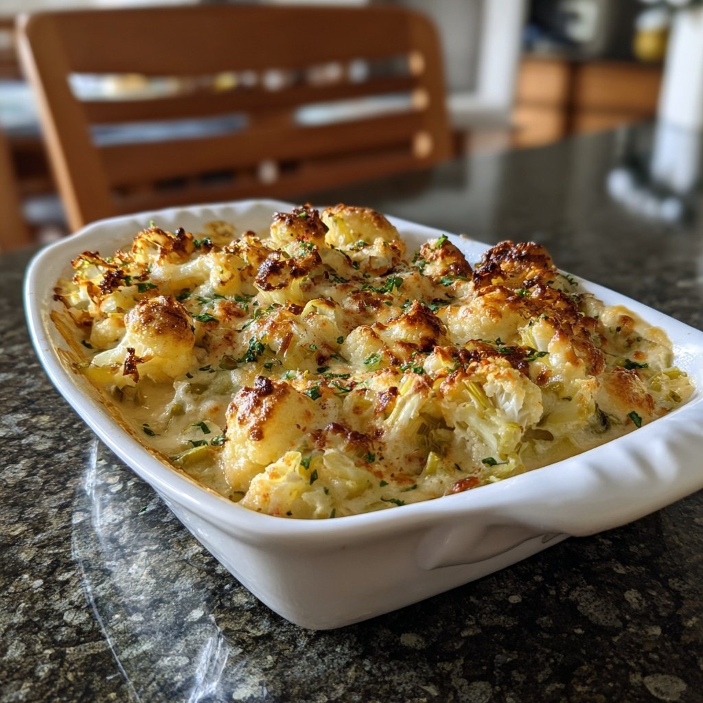 Blumenkohl Auflauf Mit Lauch