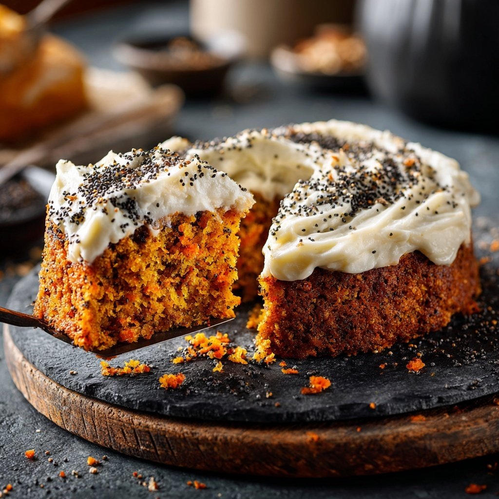 Karottenkuchen Mit Mohn
