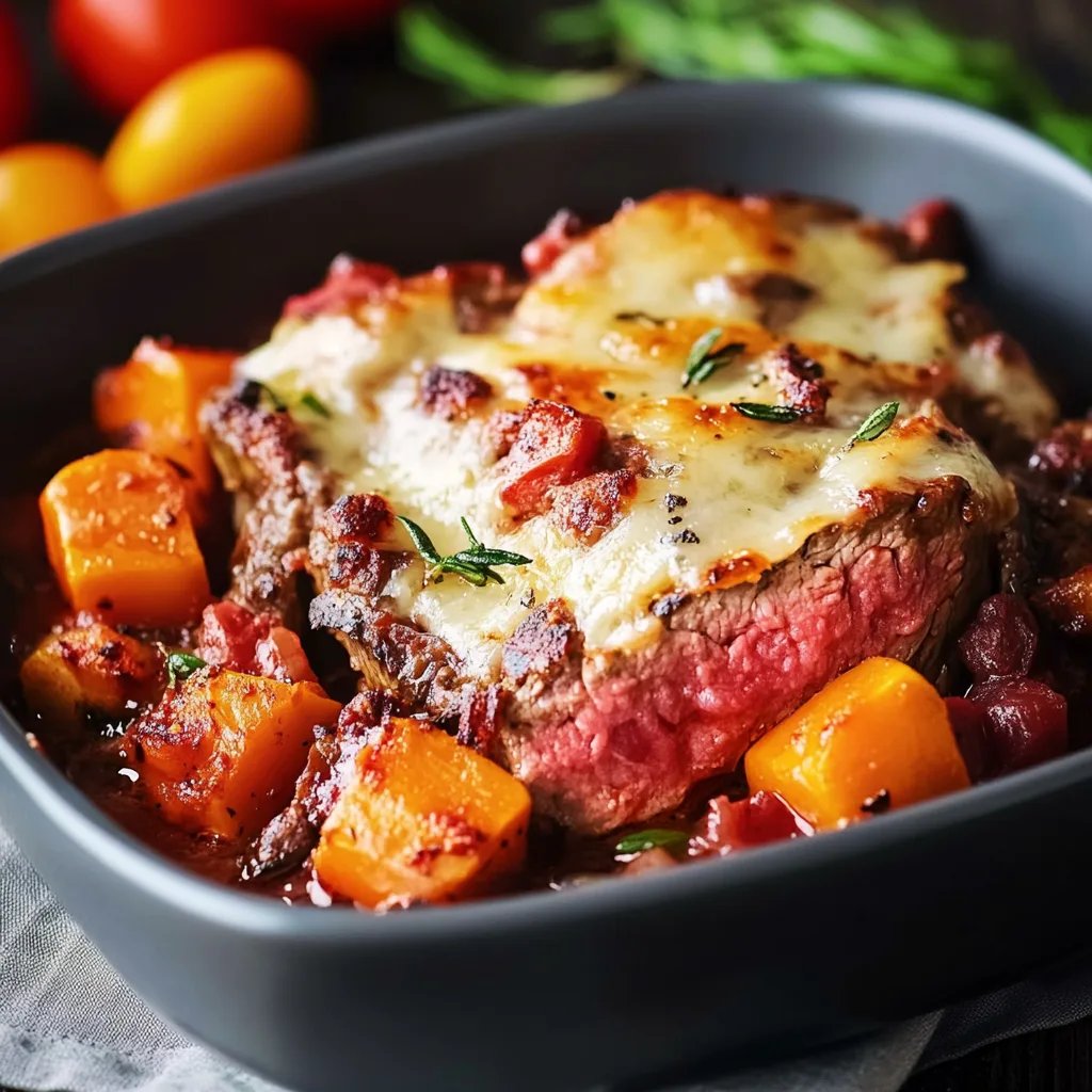 Kürbis-Hackfleisch-Auflauf